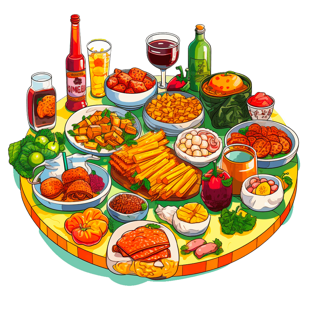 food in plate